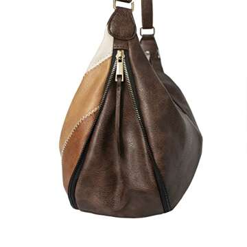MUDD Patchwork Hobo Bag for Women - Stylish & Versatile
