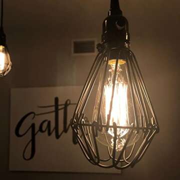 Edison Light Bulbs 25W - Thomas Edison Light Bulb Style - Incandescent Clear Glass Vintage Antique B...