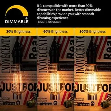 Edison Light Bulbs 25W - Thomas Edison Light Bulb Style - Incandescent Clear Glass Vintage Antique Bulb for Home Light Fixtures - Amber Warm 2700K - (6 Pack /110v)