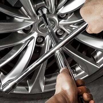 EPAuto 14" Heavy Duty Universal Lug Wrench - 4-Way Cross Wrench