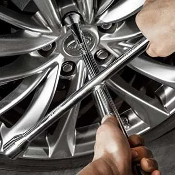 EPAuto 14" Heavy Duty Universal Lug Wrench - 4-Way Cross Wrench