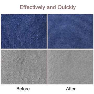 Fabric Shaver Defuzzer, Rechargeable Lint Remover, SIKITUT Electric Sweater Shaver with 2 Replaceable Stainless Steel Blade