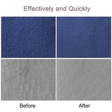 Fabric Shaver Defuzzer, Rechargeable Lint Remover, SIKITUT Electric Sweater Shaver with 2 Replaceable Stainless Steel Blade