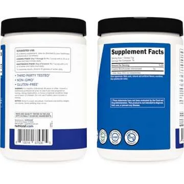 Nutricost Creatine Monohydrate Powder (Blue Raspberry), 500 Grams (1.1 LBS)
