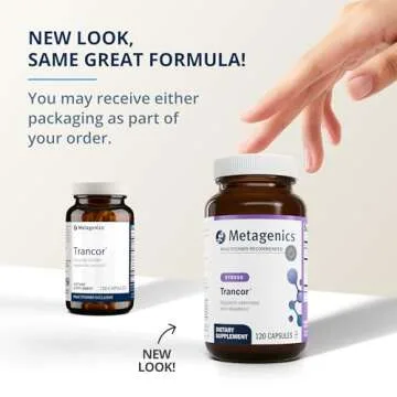 Metagenics Trancor - Calmness Support* - Balance GABA & Glutamate* - with N-Acetylcysteine (NAC), Taurine & Green Tea Extract - Non-GMO & Gluten-Free - 120 Capsules