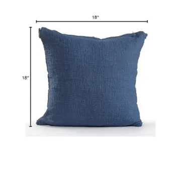Royal Blue Throw Pillow 18"x18" - Stylish Comfort