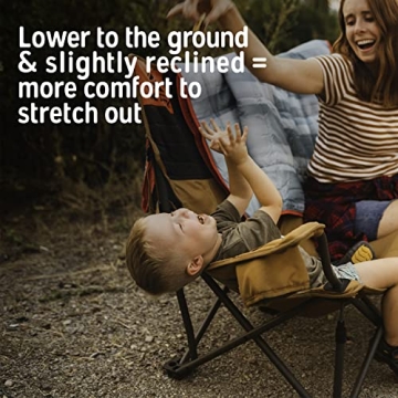 Kelty Low Loveseat Chair with Adjustable Arm Rests