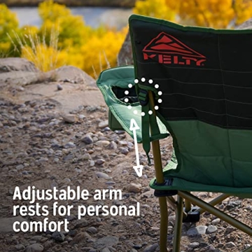 Kelty Low Loveseat Chair with Adjustable Arm Rests