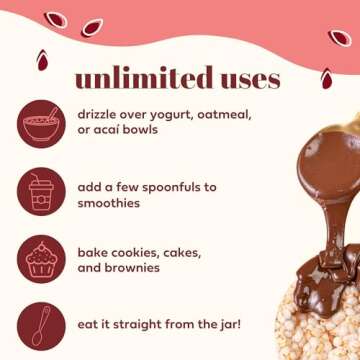 Soom Foods Dark Chocolate Sea Salt Tahini Spread 12oz (Pack of 2) | Silky Smooth Texture for Baking, Desserts, Hummus | Vegan, Nut-Free, Gluten-Free