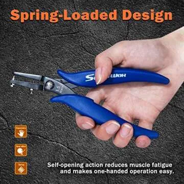 SPEEDWOX 1.5mm Metal Hole Punch Pliers for Crafts