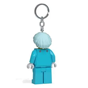 Lego City Large 3 Inch Tall Figure Keychain Light - Surgeon (KE178H)