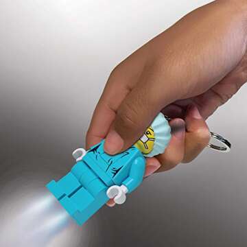 Lego City Large 3 Inch Tall Figure Keychain Light - Surgeon (KE178H)