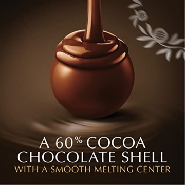 Lindt LINDOR 60% Extra Dark Chocolate Truffles 5.1 oz