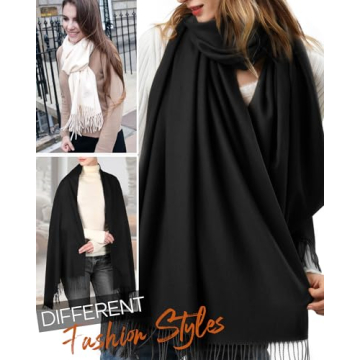 FURTALK Women's Winter Pashmina Scarf - Cozy Wraps