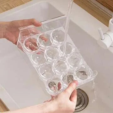 Ettori Egg Holder - Stackable BPA Free Refrigerator Organizer