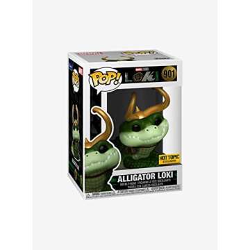 Funko Marvel Loki Pop! Alligator Loki Vinyl Bobble-Head Hot Topic Exclusive MULTI NONE
