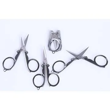 Shapenty Folding Portable Travel Scissors - 4 Pack