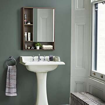 ChooChoo Bathroom Wall Mirror Cabinet - Stylish Space Saver