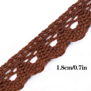 30Yards Cotton Lace Ribbon for All Your Crafting Needs