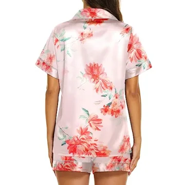 Ekouaer Satin Silk Pajama Set - Comfort & Style Combined