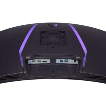 LG 39GS95QE Ultragear OLED Curved Gaming Monitor 39-Inch WQHD 800R 240Hz 0.03ms DisplayHDR True Black 400 AMD FreeSync Premium Pro NVIDIA G-Sync HDMI 2.1 DisplayPort Tilt/Height/Swivel Stand - Black