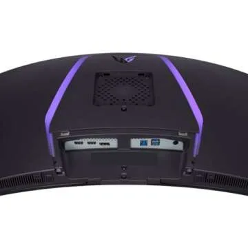 LG 39GS95QE Ultragear OLED Curved Gaming Monitor 39-Inch WQHD 800R 240Hz 0.03ms DisplayHDR True Black 400 AMD FreeSync Premium Pro NVIDIA G-Sync HDMI 2.1 DisplayPort Tilt/Height/Swivel Stand - Black