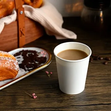 RACETOP 12 oz Disposable Coffee Cups 300 Pack