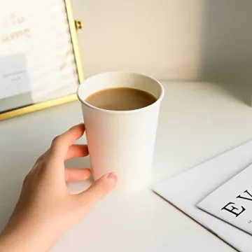 RACETOP 12 oz Disposable Coffee Cups 300 Pack