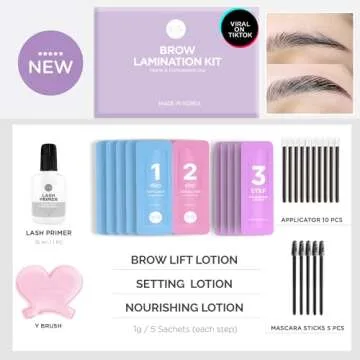 DIY Eyebrow Lamination Kit for Fuller, Thicker Brows