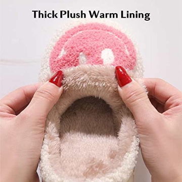 Cozy Bevaney Smile Face Slippers for Women - Warm & Cute