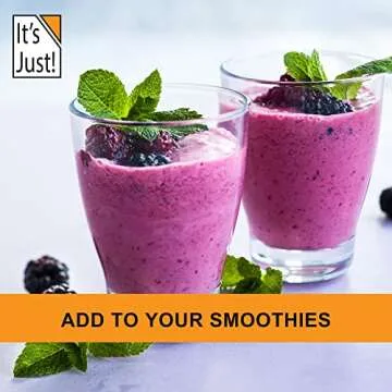 It's Just! - Vitamin C Powder, 100% Pure Ascorbic Acid, Food Grade, Immune Support, Homemade Cosmetics (11oz)