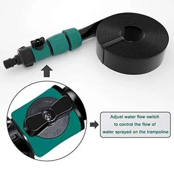Bobor Trampoline Sprinkler for Summer Water Fun