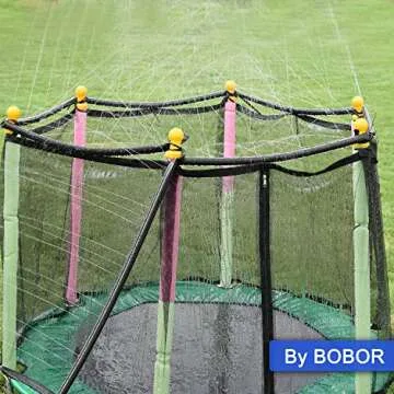 Bobor Trampoline Sprinkler for Summer Water Fun