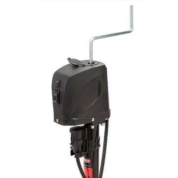 Uriah Products DC Electric Trailer Jack with 7-Way Connector, 12V, 5000 lb Lift Capacity