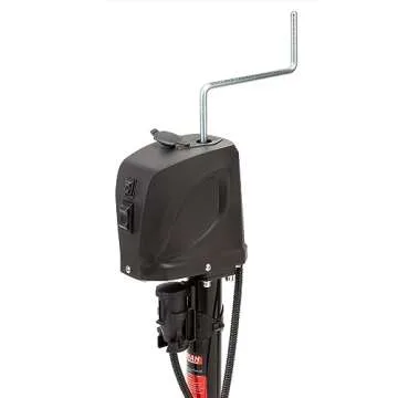 Uriah Products DC Electric Trailer Jack with 7-Way Connector, 12V, 5000 lb Lift Capacity