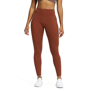 Aoxjox High Waisted Workout Leggings for Women Trinity Yoga Pants 26.5" (Cherry Mahogany, XX-Small)