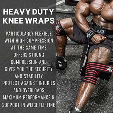 Schiek Knee Wraps for Maximum Support in Weightlifting