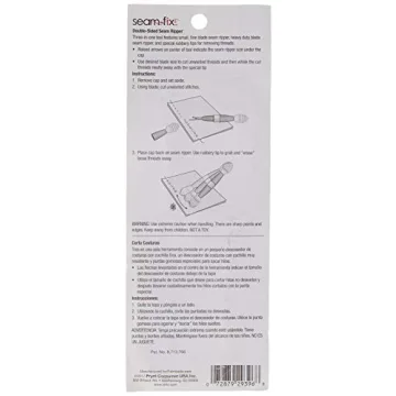 Dritz 949 Seam-Fix Seam Ripper with Rubber End