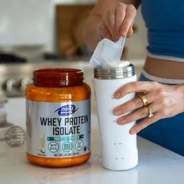 NOW Foods Sports Nutrition, Whey Protein Isolate, 25 G With BCAAs, Creamy Vanilla Powder, 1.8-Pound