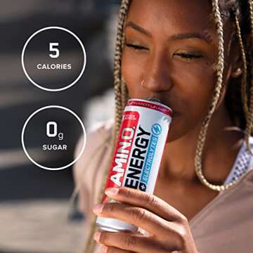 Amino Energy Sparkling Hydration Drink 12 Pack