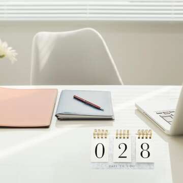Countdown Calendar, table top/desk top calendar