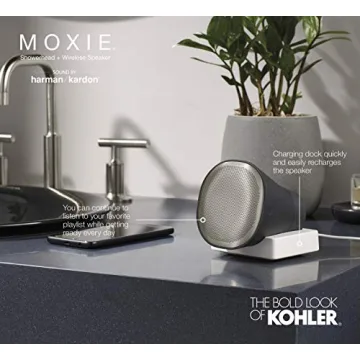 Kohler Moxie Showerhead with Bluetooth Speaker for All
