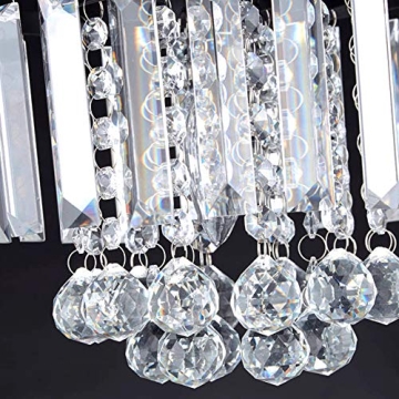 Elegant Mini Black Crystal Chandelier for Any Space