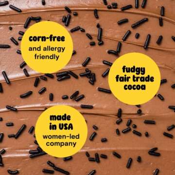 Vegan Fair Trade Chocolate Sprinkles - 1lb
