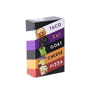 Taco Cat Goat Cheese Pizza Halloween Edition - Fun Family Card Game