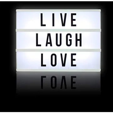 Northpoint Cinema Style 10-LED Light Box for Home Decor