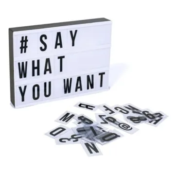 Northpoint Cinema Style 10-LED Light Box for Home Decor