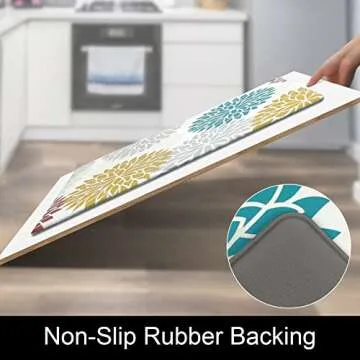 HEBE Anti Fatigue Kitchen Rug Sets Comfort and Non Slip Mats