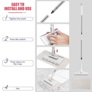 Compact Gadhra Mini Sweeper Mop for Home & Van Cleaning