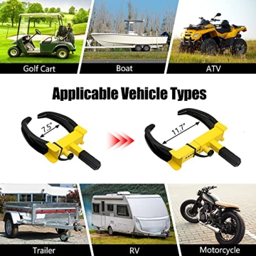 Universal Wheel Lock - Heavy Duty Security Tire Lock